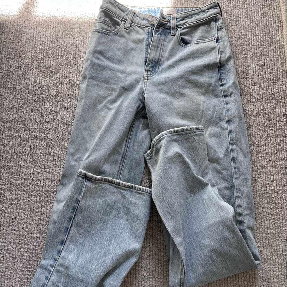 Pacsun High Rise Straight Leg Jeans